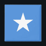 Imán Bandera de Somalia (somalí)<br><div class="desc">Productos de bandera mundial de personalizable - Por favor,  no dude en añadir su propio texto.</div>