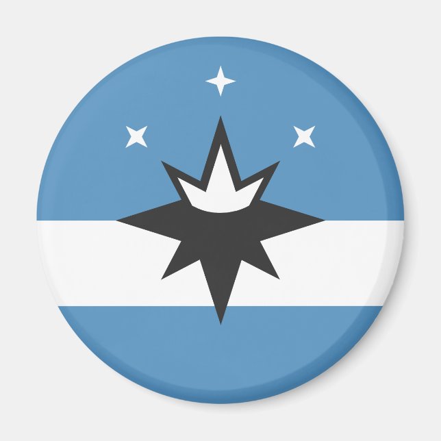 Imán Bandera de Springfield, estado de Misuri, Estados  (Frente)