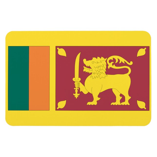 Imán Bandera de Sri Lanka (Horizontal)