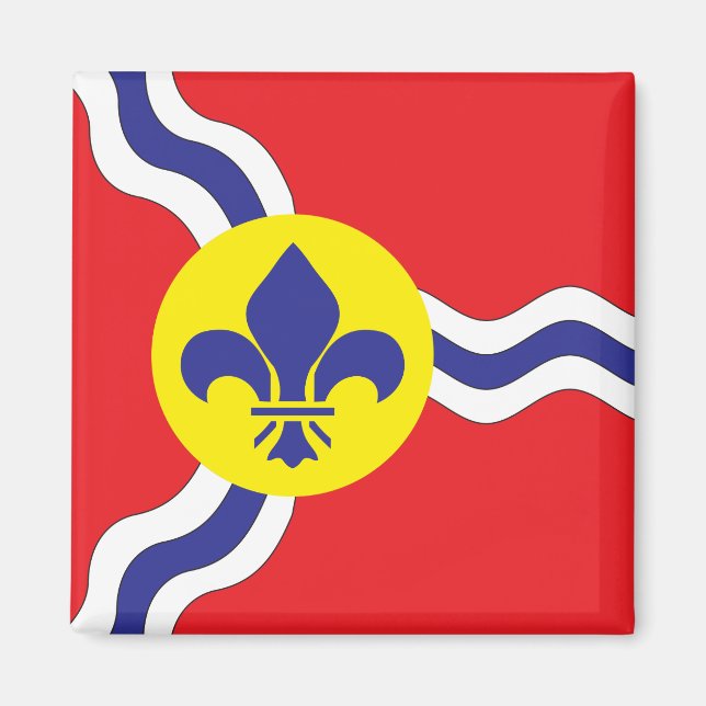 Imán Bandera de St. Louis (Frente)