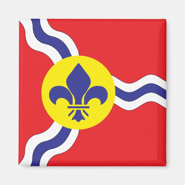 Imán Bandera de St. Louis (Frente)