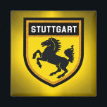 Imán Bandera de Stuttgart<br><div class="desc">Bandera de Stuttgart</div>