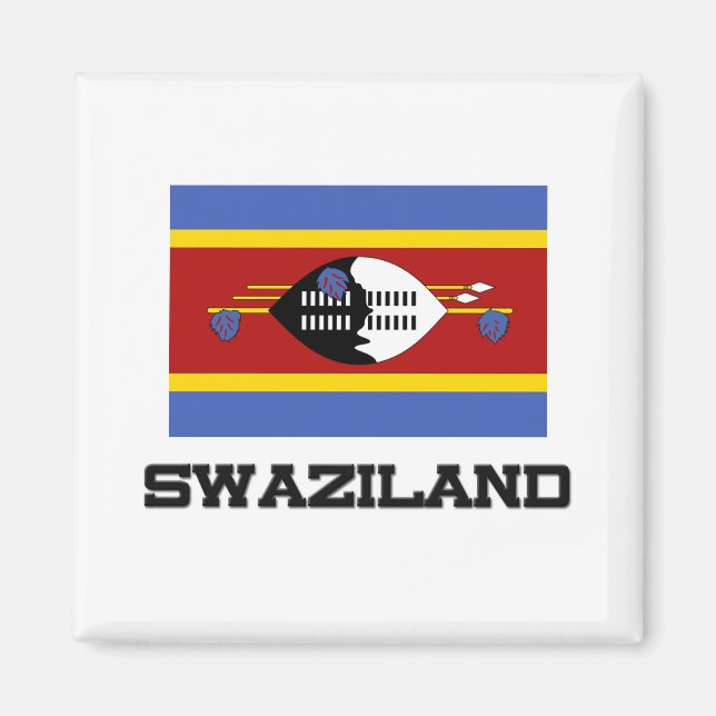 Imán Bandera de Suazilandia (Frente)