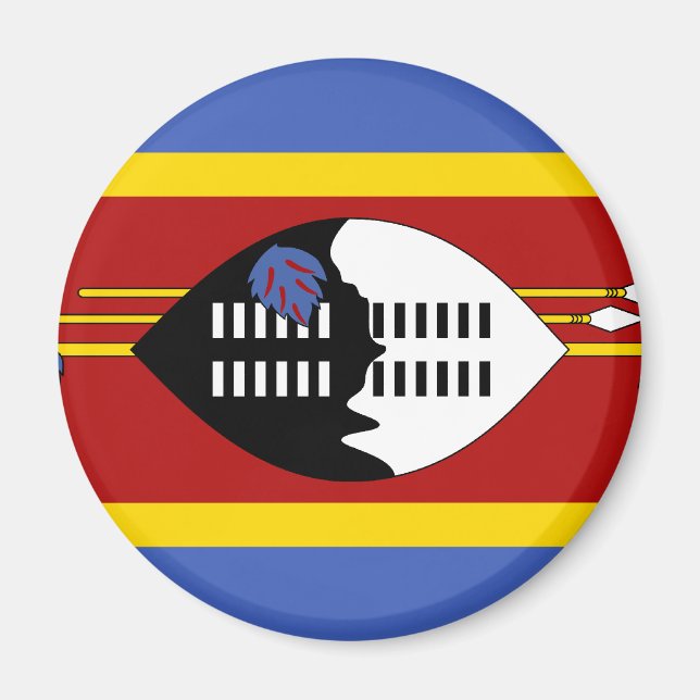 Imán Bandera de Suazilandia (Frente)