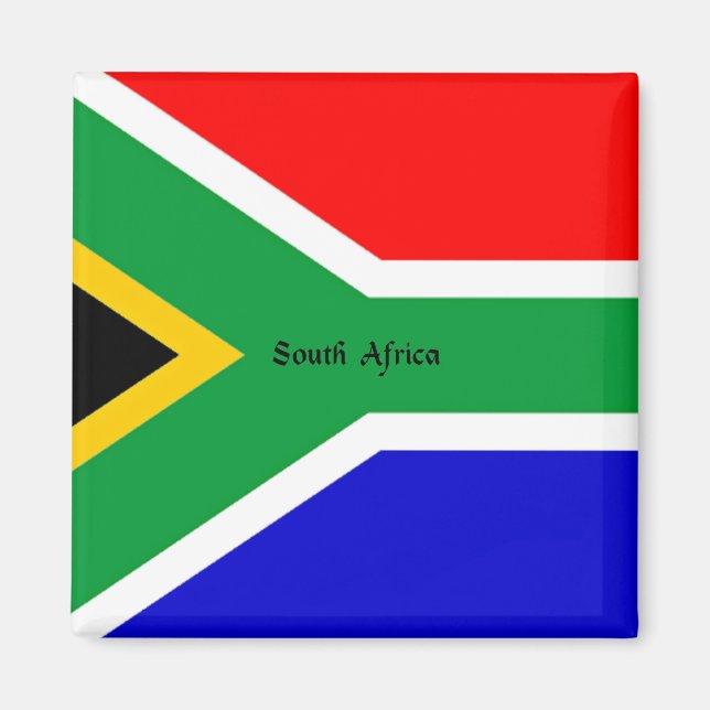 Imán Bandera de Sudáfrica (Frente)