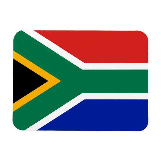 Imán Bandera de Sudáfrica (Horizontal)