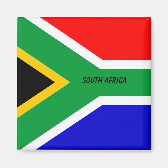 Imán Bandera de Sudáfrica (Frente)