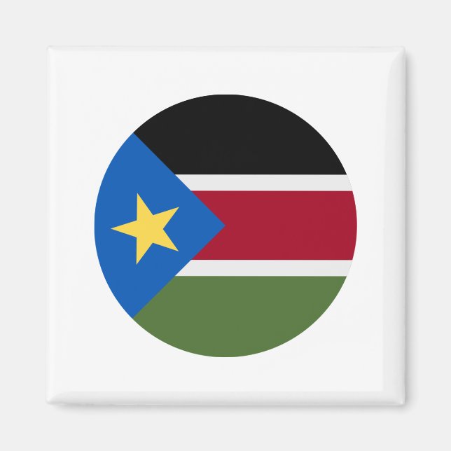 Imán Bandera de Sudán del Sur (Frente)