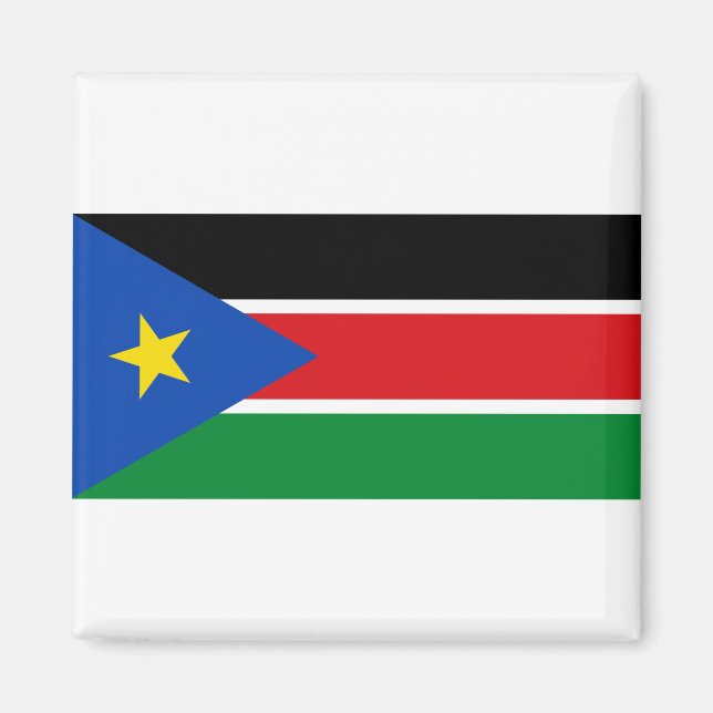 Imán Bandera de Sudán del Sur (Frente)