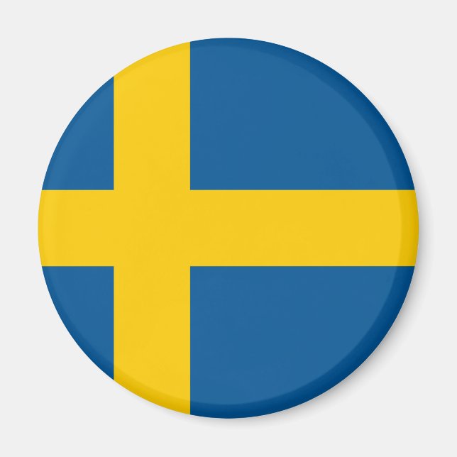 Imán Bandera de Suecia (Frente)