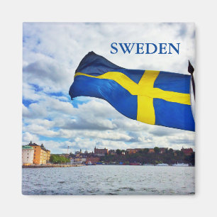 Imán Bandera de Suecia