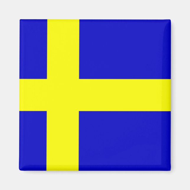 Imán Bandera de Suecia (Frente)