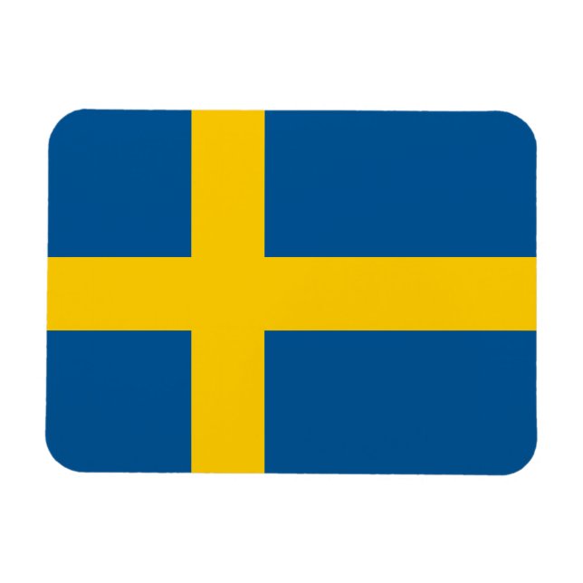 Imán Bandera de Suecia (Horizontal)