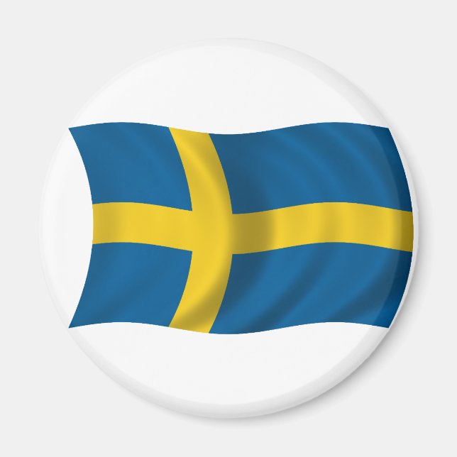 Imán Bandera de Suecia (Frente)