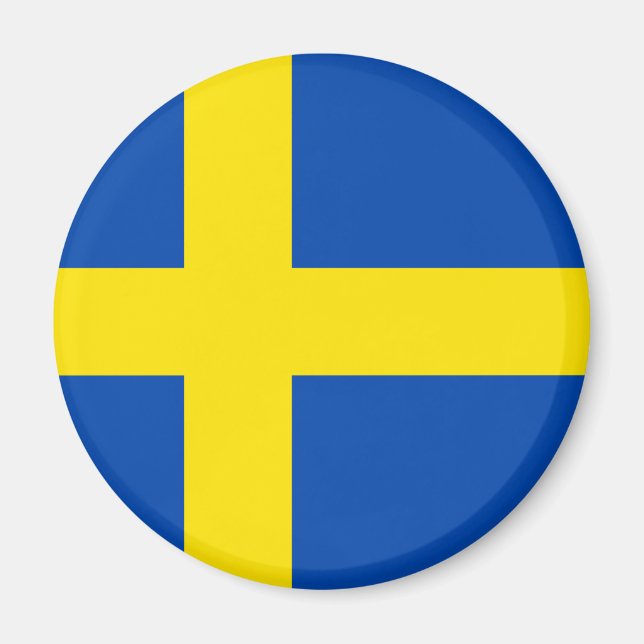 Imán Bandera de Suecia (Frente)
