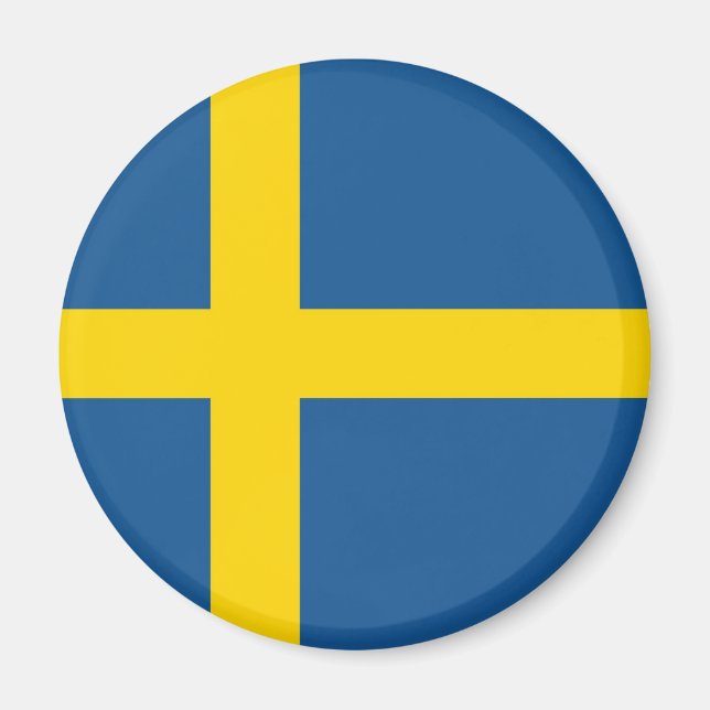 Imán Bandera de Suecia (Frente)
