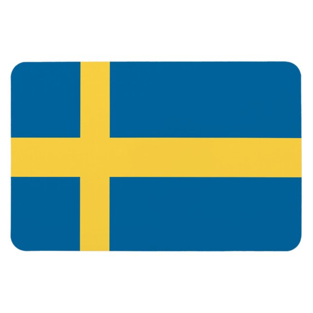 Imán Bandera de Suecia (Horizontal)