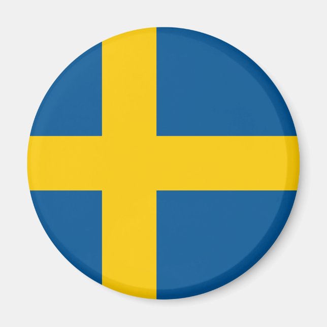 Imán Bandera de Suecia (Frente)