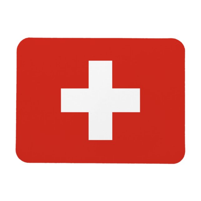 Imán Bandera de Suiza (Horizontal)