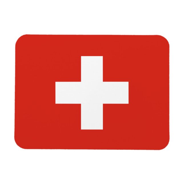 Imán Bandera de Suiza (Horizontal)