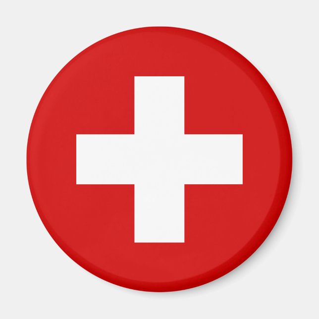 Imán Bandera de Suiza (Frente)