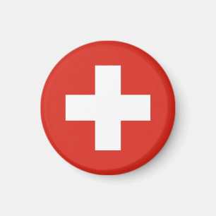 Imán bandera de Suiza