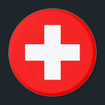Imán Bandera de Suiza<br><div class="desc">Bandera de Suiza</div>