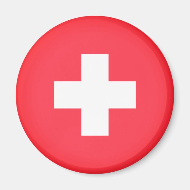 Imán Bandera de Suiza (Frente)