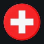 Imán Bandera de Suiza<br><div class="desc">Bandera de Suiza</div>