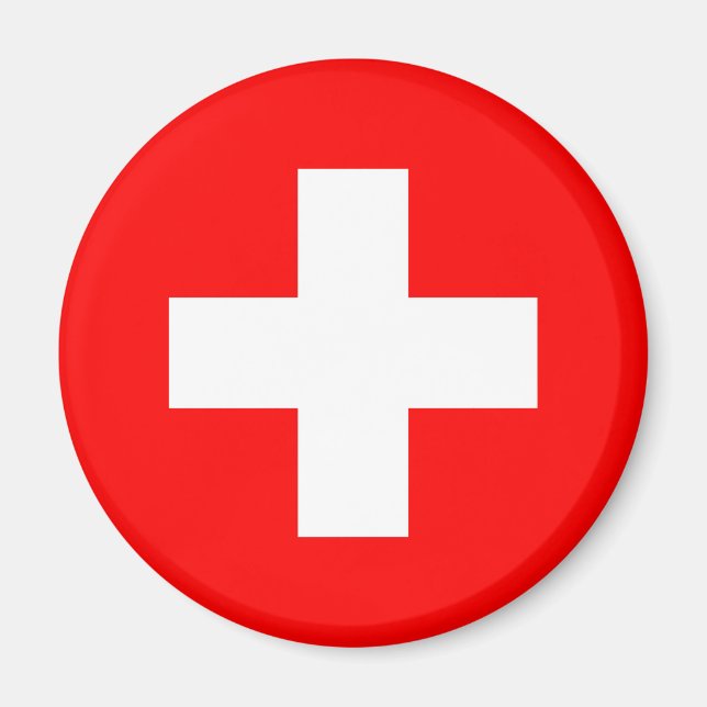 Imán Bandera de Suiza (Frente)