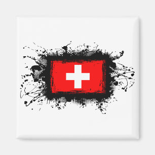 Imán Bandera de Suiza
