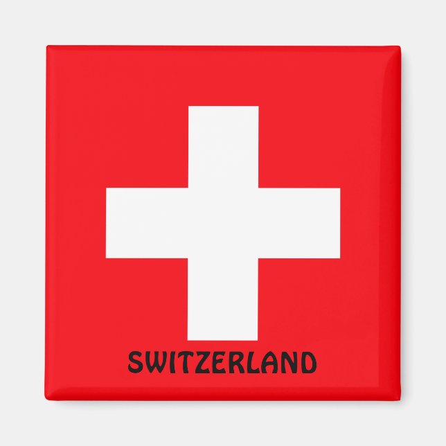 Imán Bandera de Suiza (Frente)