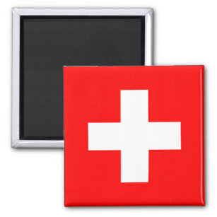 Imán Bandera de Suiza