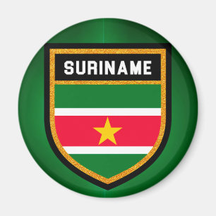 Imán Bandera de Surinam