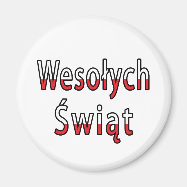 Imán Bandera De Swiat De Wesolych (Frente)
