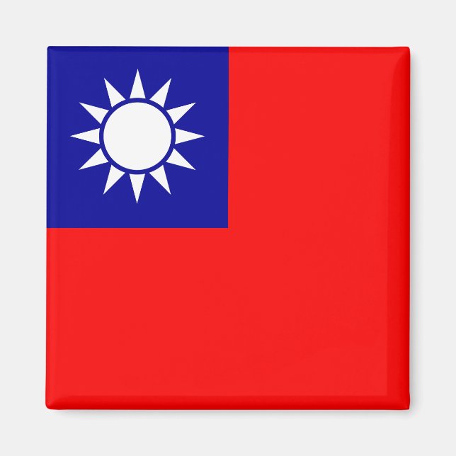 Imán Bandera de Taiwán (Frente)