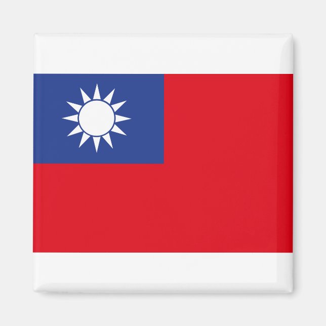 Imán Bandera de Taiwán (Frente)