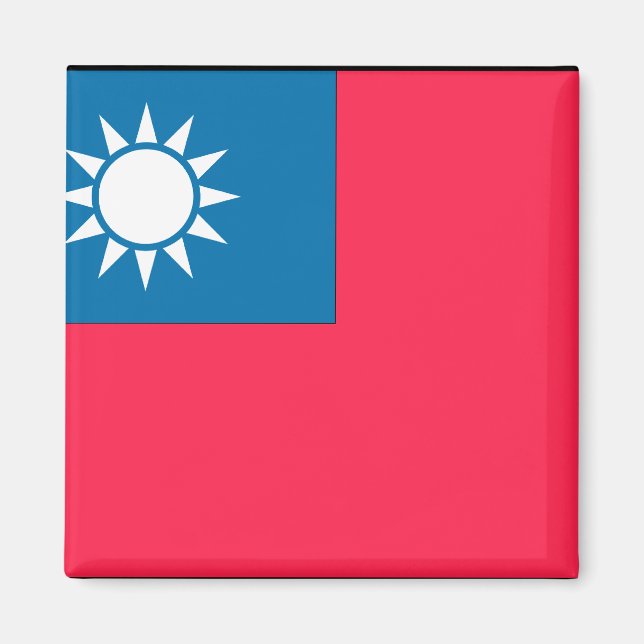 Imán Bandera de Taiwán (Frente)