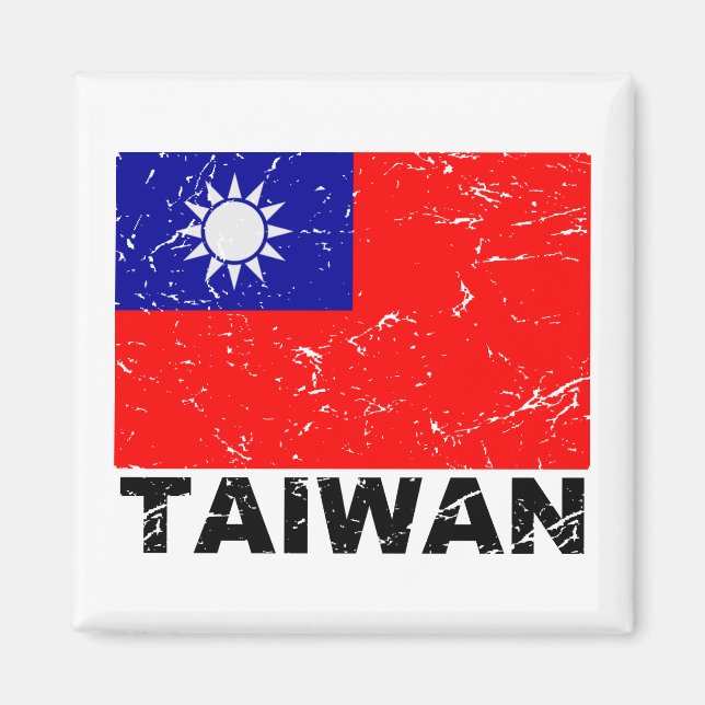 Imán Bandera de Taiwán (Frente)