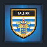 Imán Bandera de Tallin<br><div class="desc">Bandera de Tallin</div>