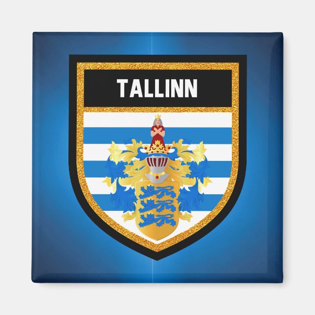 Imán Bandera de Tallin (Frente)