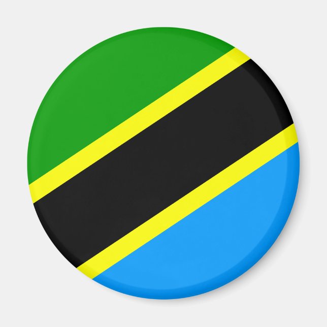 Imán Bandera de Tanzania (Frente)