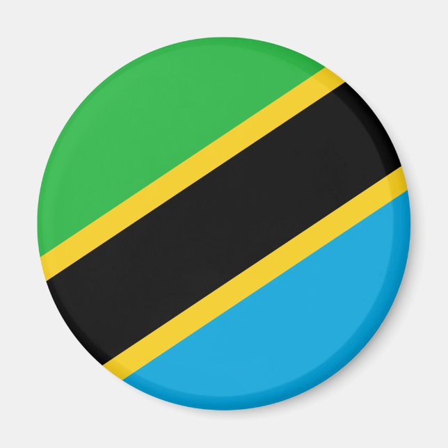 Imán Bandera de Tanzania (Frente)