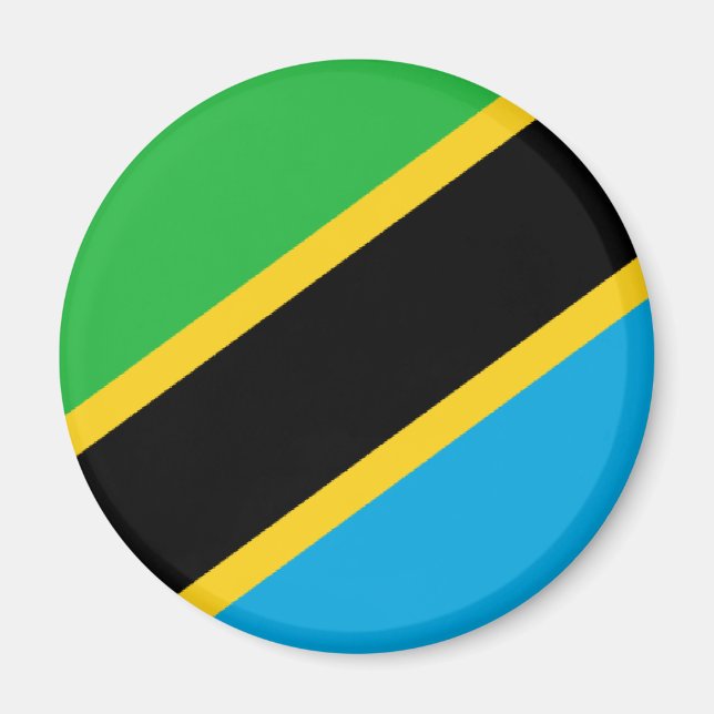 Imán Bandera de Tanzania (Frente)
