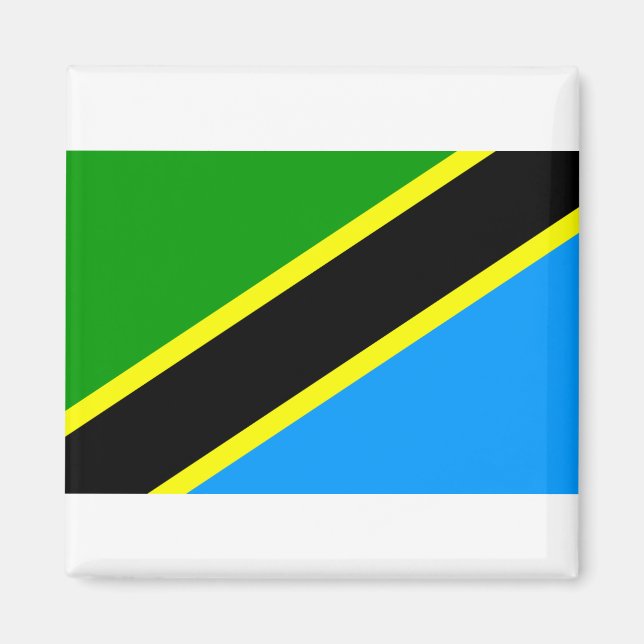 Imán Bandera de Tanzania (Frente)