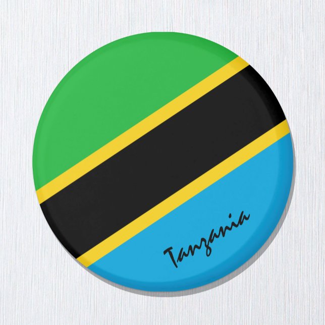 Imán Bandera de Tanzania y África - hinchas de viajes y (Subido por el creador)