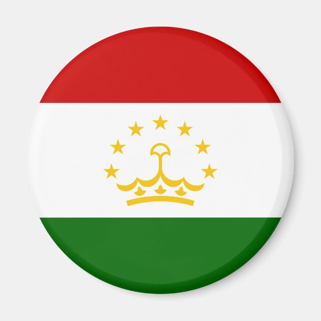 Imán Bandera de Tayikistán (Frente)