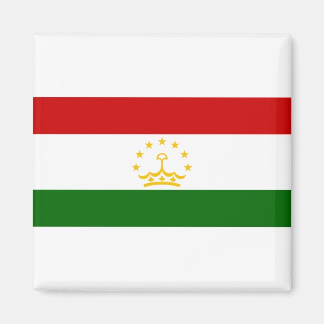 Imán Bandera de Tayikistán (Frente)