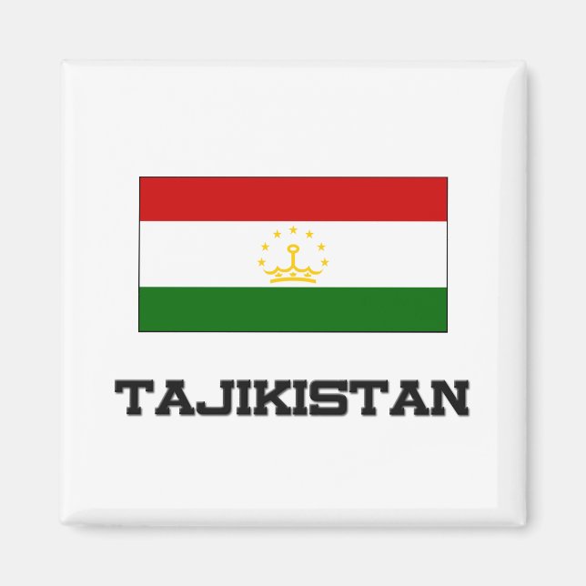 Imán Bandera de Tayikistán (Frente)