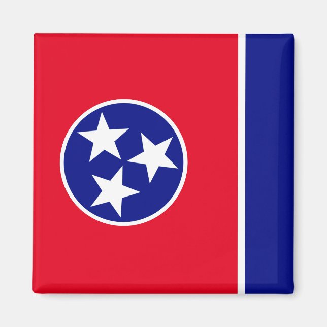 Imán Bandera de Tennessee (Frente)